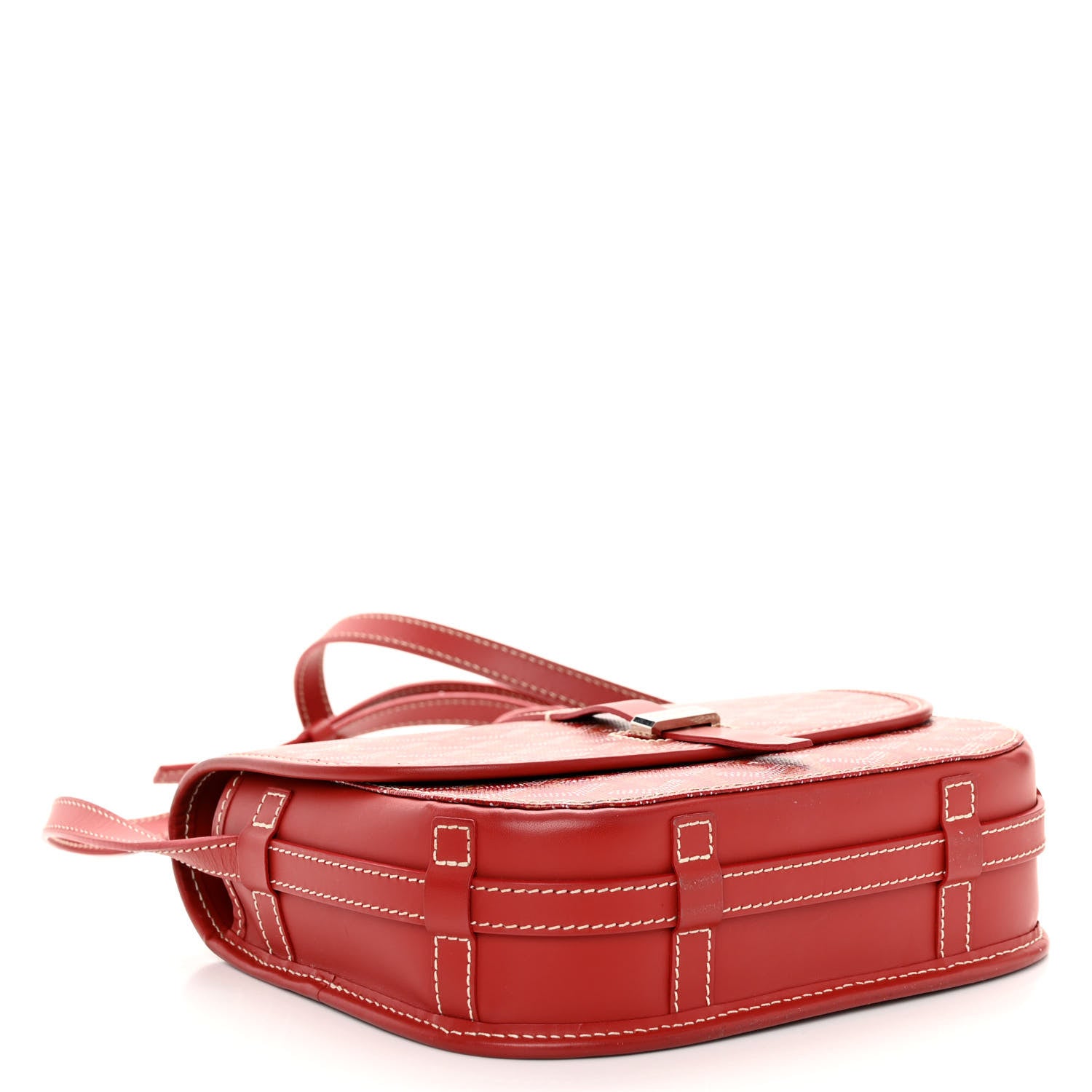Goyard Goyardine Belvedere II PM Messenger Bag Red 4 of 9