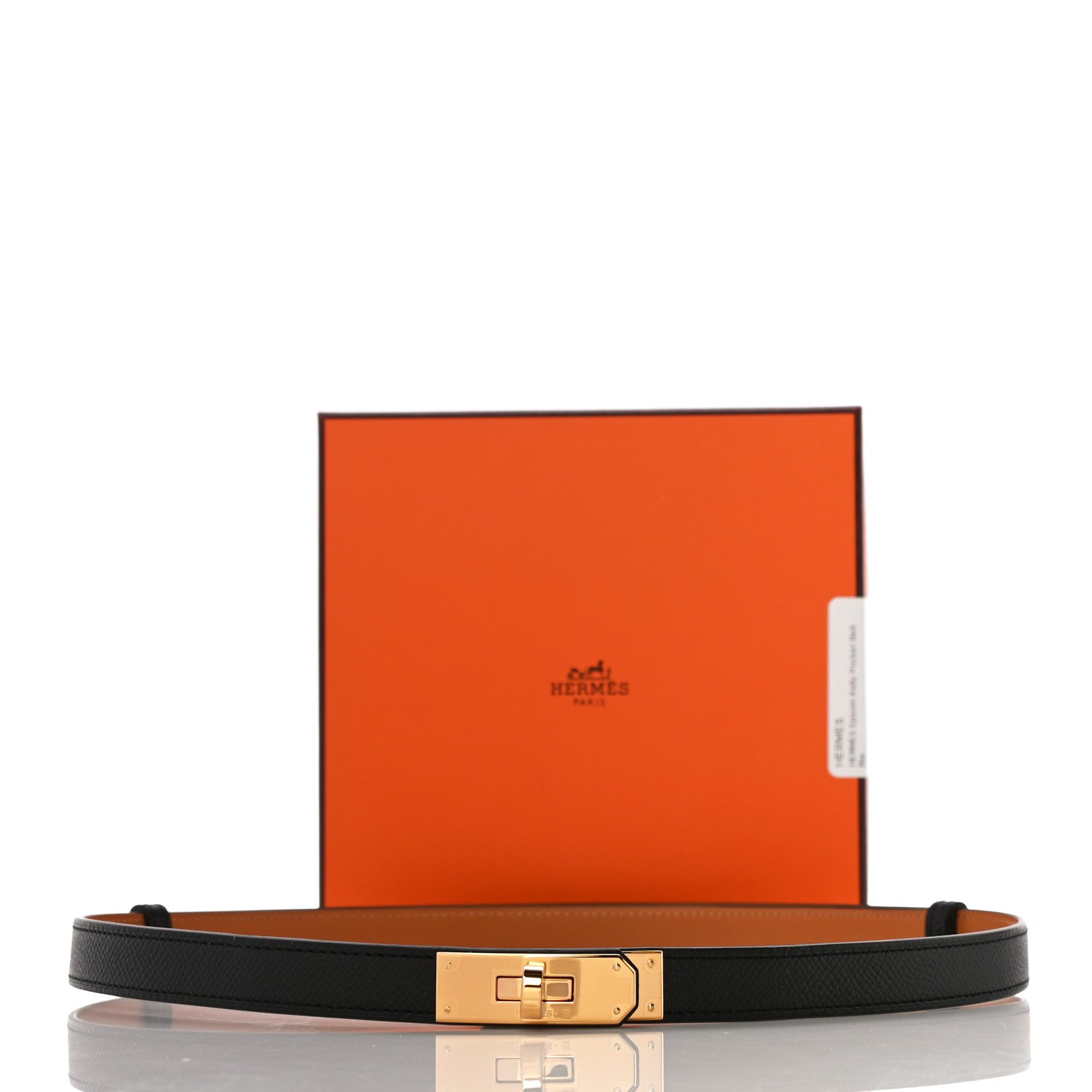 Hermes Epsom Kelly Pocket Belt Black 7 of 7