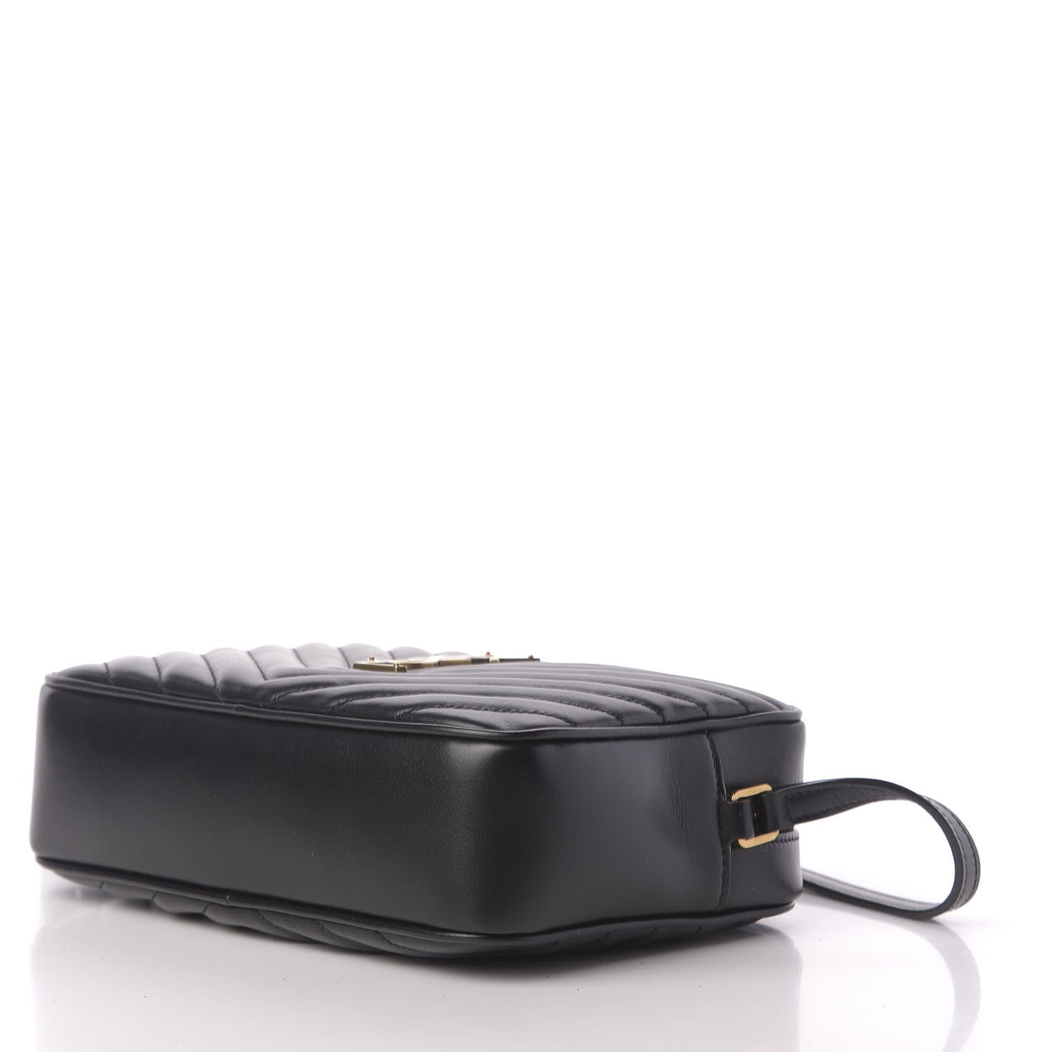 Saint Laurent Calfskin Matelasse Monogram Lou Camera Bag Black 7 of 10