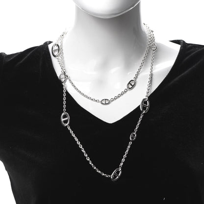 Hermes Sterling Silver Farandole Necklace 120 2 of 5
