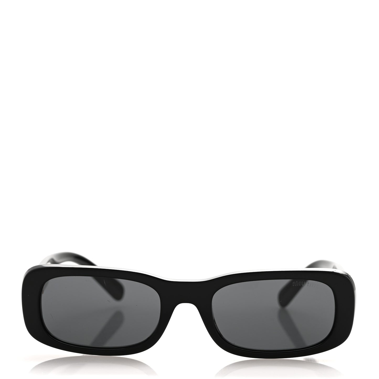 Acetate Rectangle Sunglasses SMU 08Z  Black