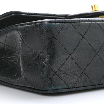 Chanel Lambskin Quilted Small Double Flap Black 9 of 10