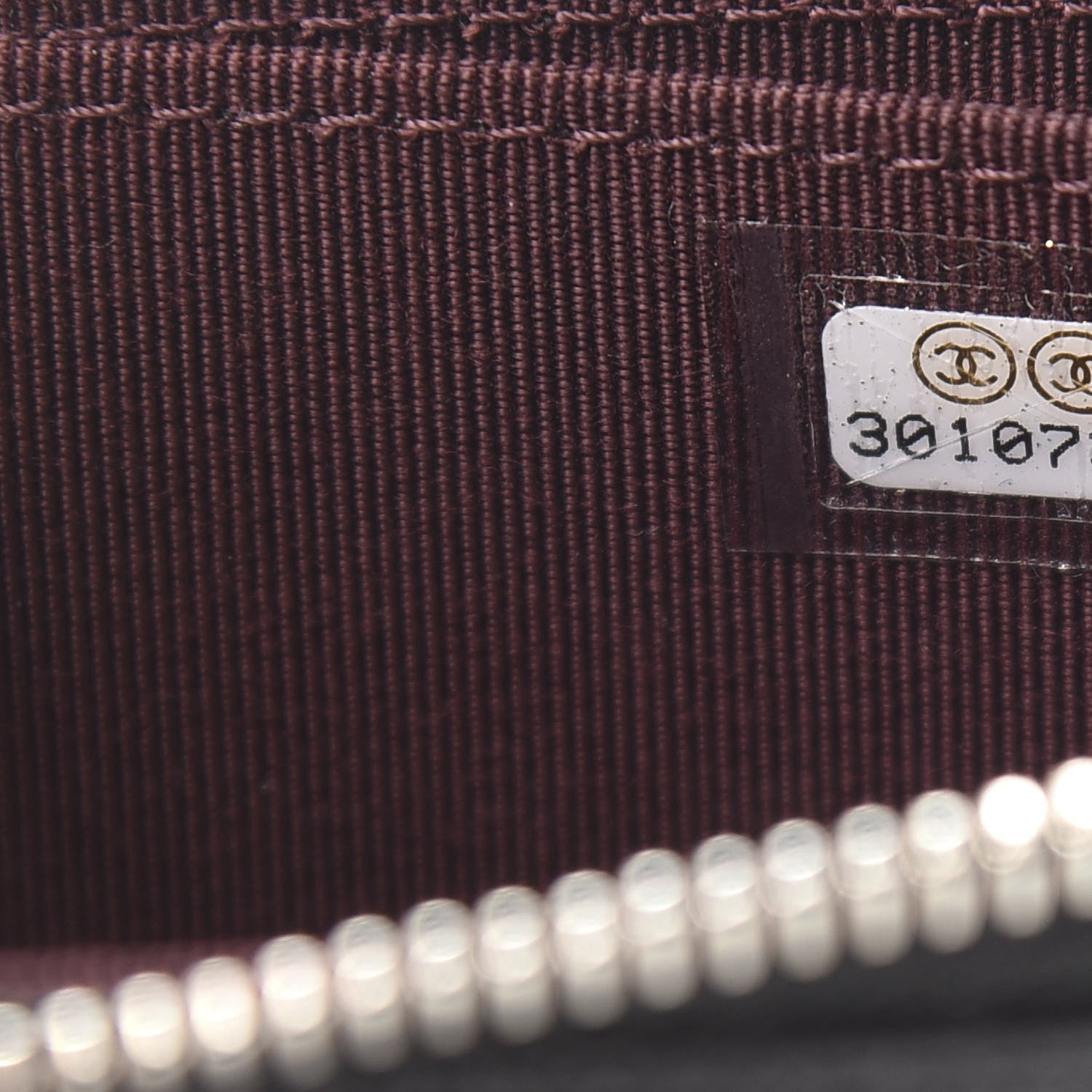 Chanel Caviar Quilted Zip Coin Purse Black 7 of 8