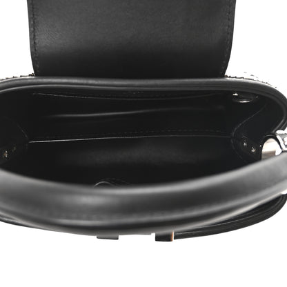 Louis Vuitton Calfskin Galaxi Sequin Mini Capucines Black 4 of 8