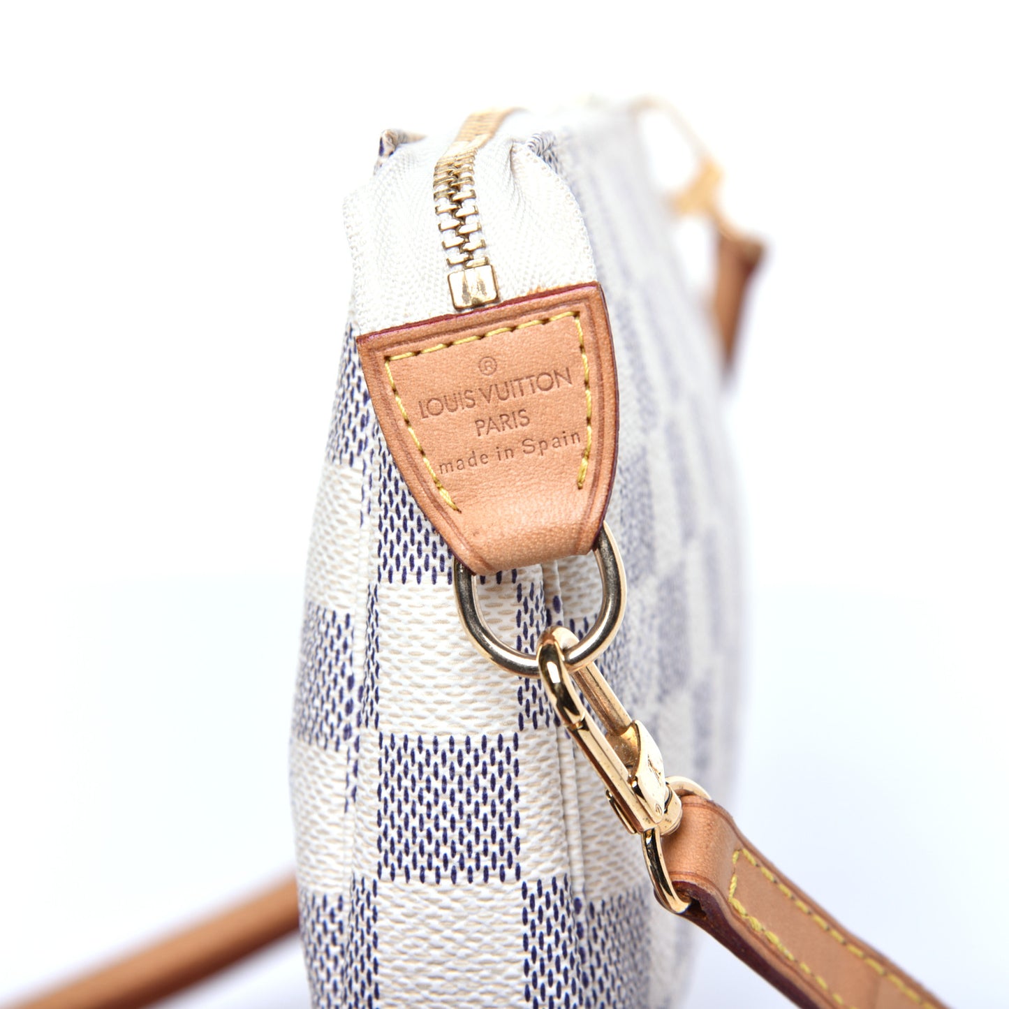 Damier Azur Accessories Pochette Long Strap