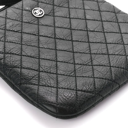 Chanel Aged Calfskin Quilted Crossbody Bag Black 12 of 13