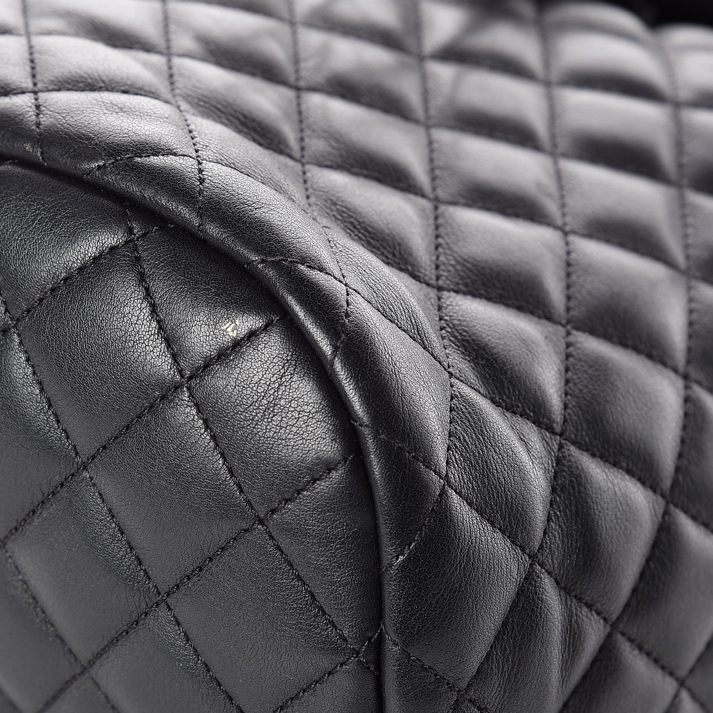 Lambskin Quilted Small Urban Spirit Backpack Black