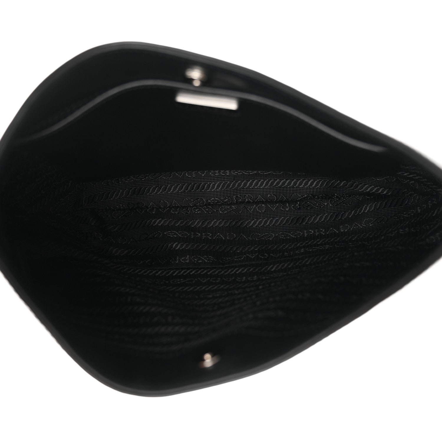 Prada Spazzolato Cleo Shoulder Bag Black 5 of 9
