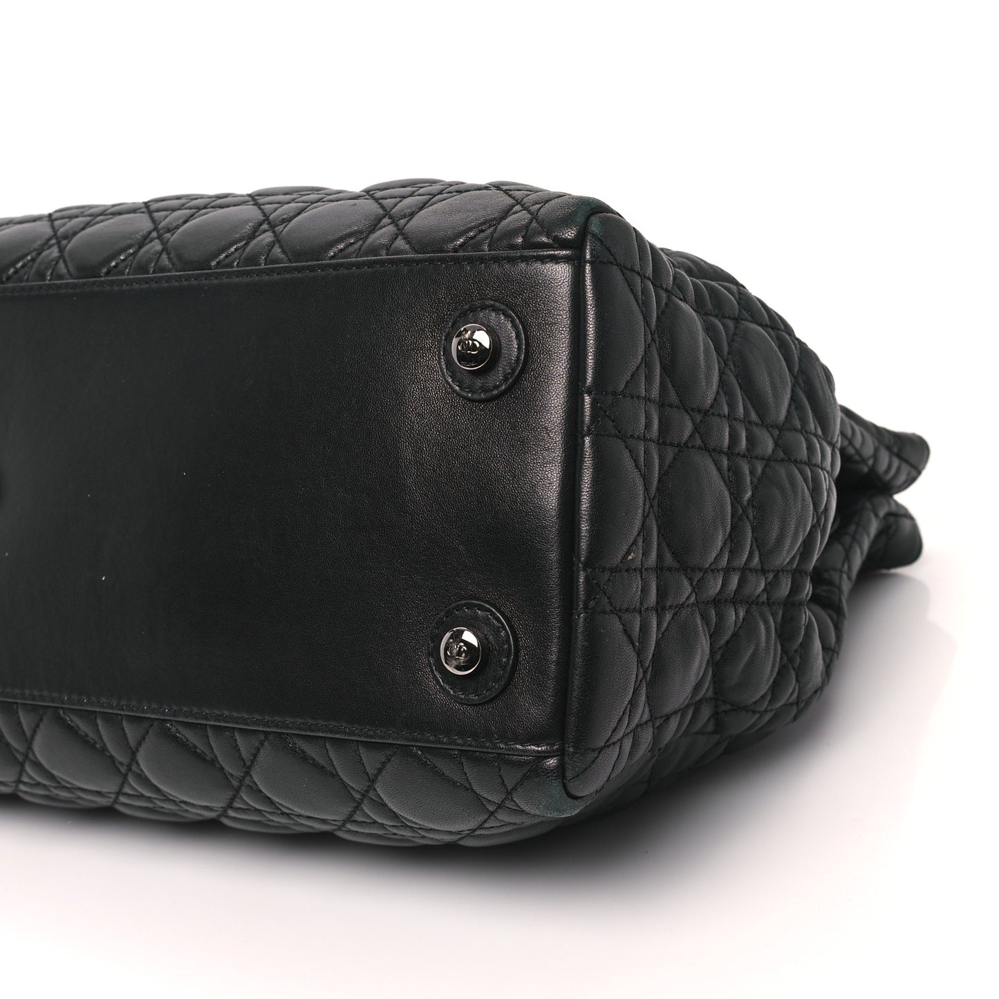 Lambskin Cannage Chri Chri Tote Black