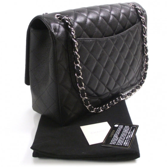 Chanel Caviar Maxi Flap Black 3 of 11