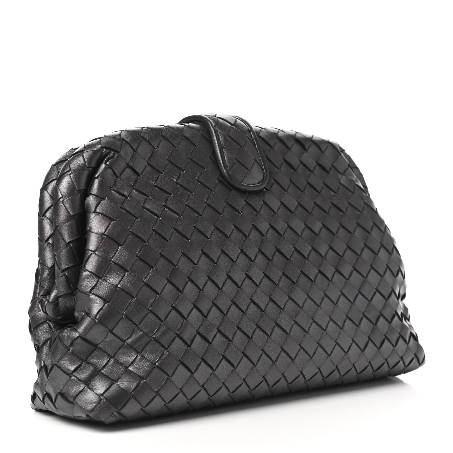 Bottega Veneta Nappa Intrecciato The Lauren 1980 Clutch Ebano 3 of 8