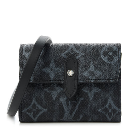 Louis Vuitton Monogram Pastel Cross Card Holder Black 1 of 10
