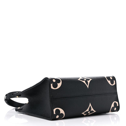 Louis Vuitton Empreinte Monogram Giant Onthego PM Black Beige 4 of 11