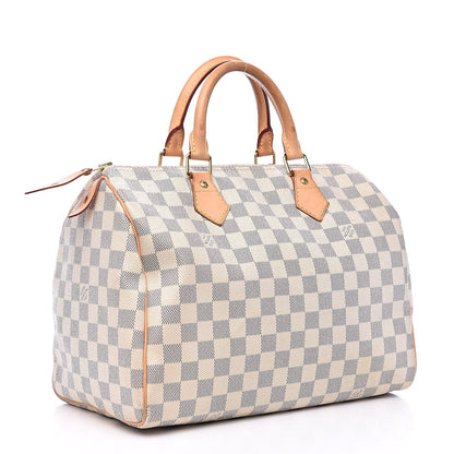 Louis Vuitton Damier Azur Speedy 30 3 of 19