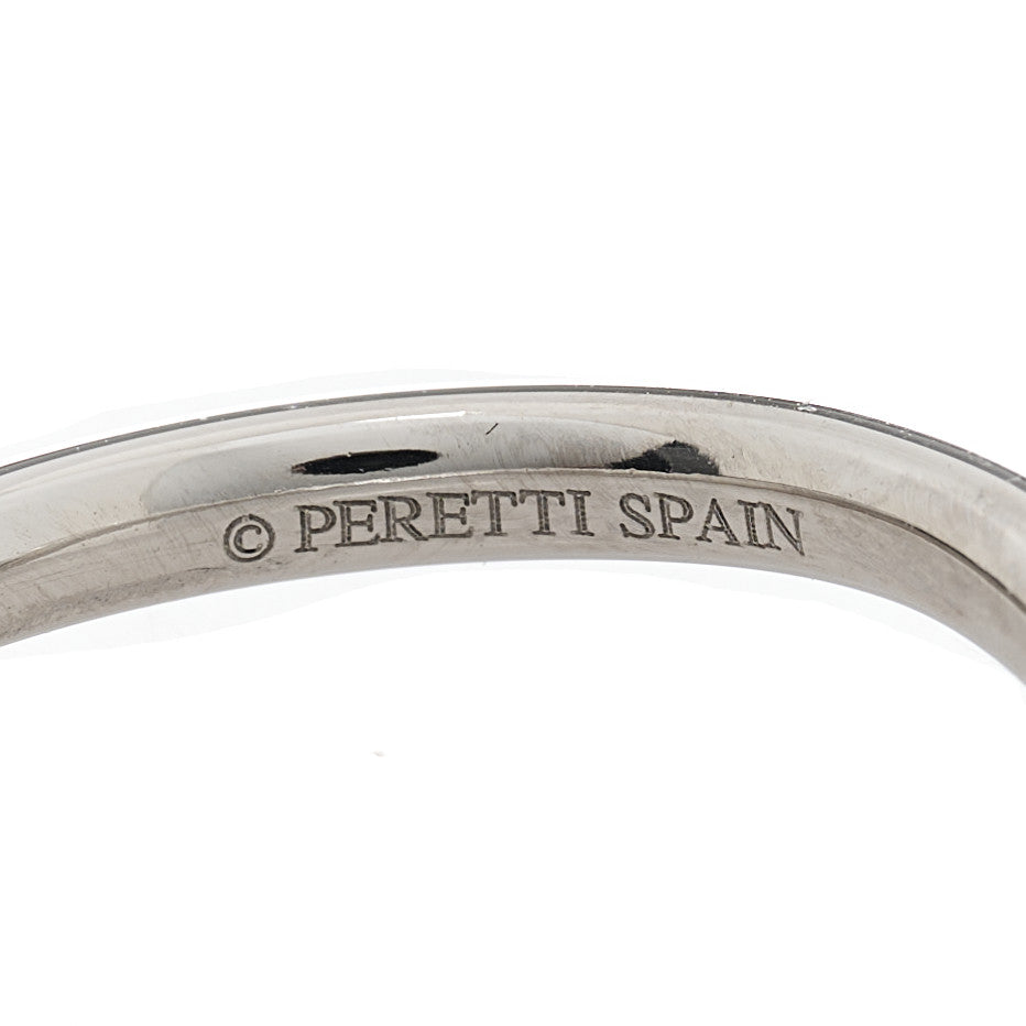 Platinum Yellow Diamond 2mm Elsa Peretti Band Ring 52 6