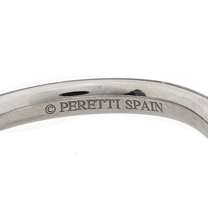 Tiffany Platinum Yellow Diamond 2mm Elsa Peretti Band Ring 52 6 5 of 5
