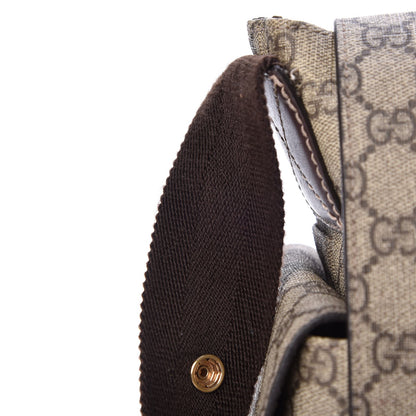 Gucci GG Plus Monogram Messenger Diaper Bag Dark Brown 8 of 16