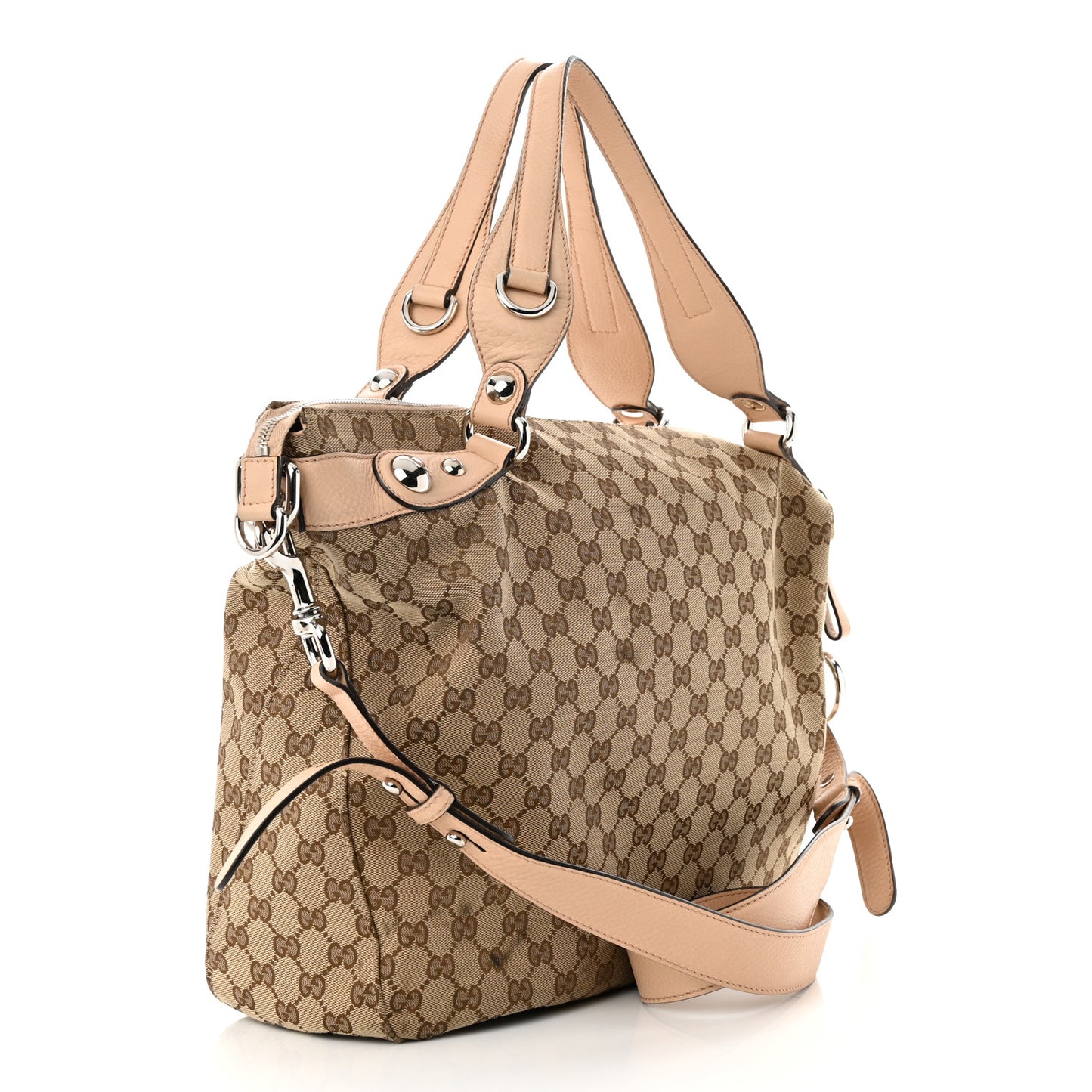 Monogram Large Icon Bit Hobo Tan