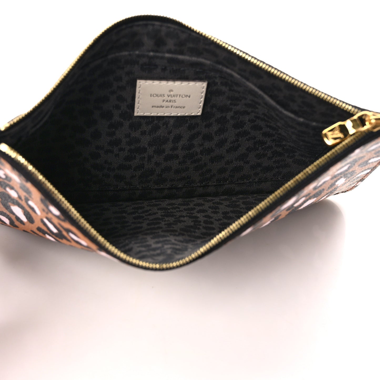 Monogram Giant Wild At Heart Neverfull MM Pochette Brown