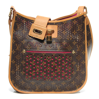Louis Vuitton Monogram Perforated Musette Fuchsia 1 of 9