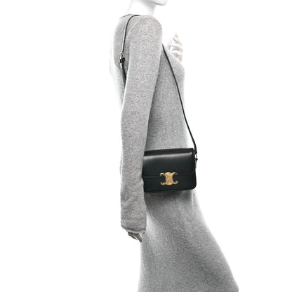 Celine Shiny Calfskin Teen Triomphe Black 2 of 10