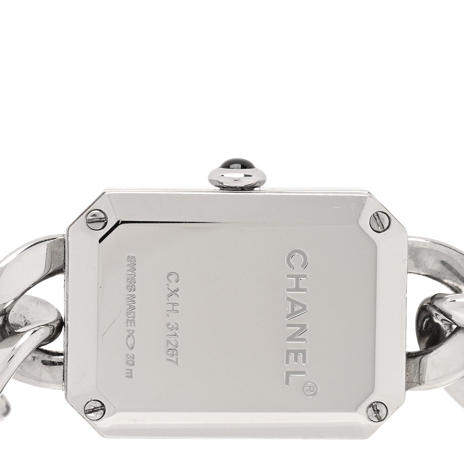 Chanel Stainless Steel Mother of Pearl 20mm Chain Premiere Quartz Watch 4 of 5