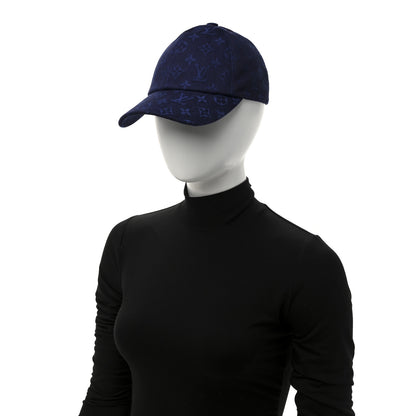 Louis Vuitton Iconic Monogram Baseball Cap Blue 2 of 9