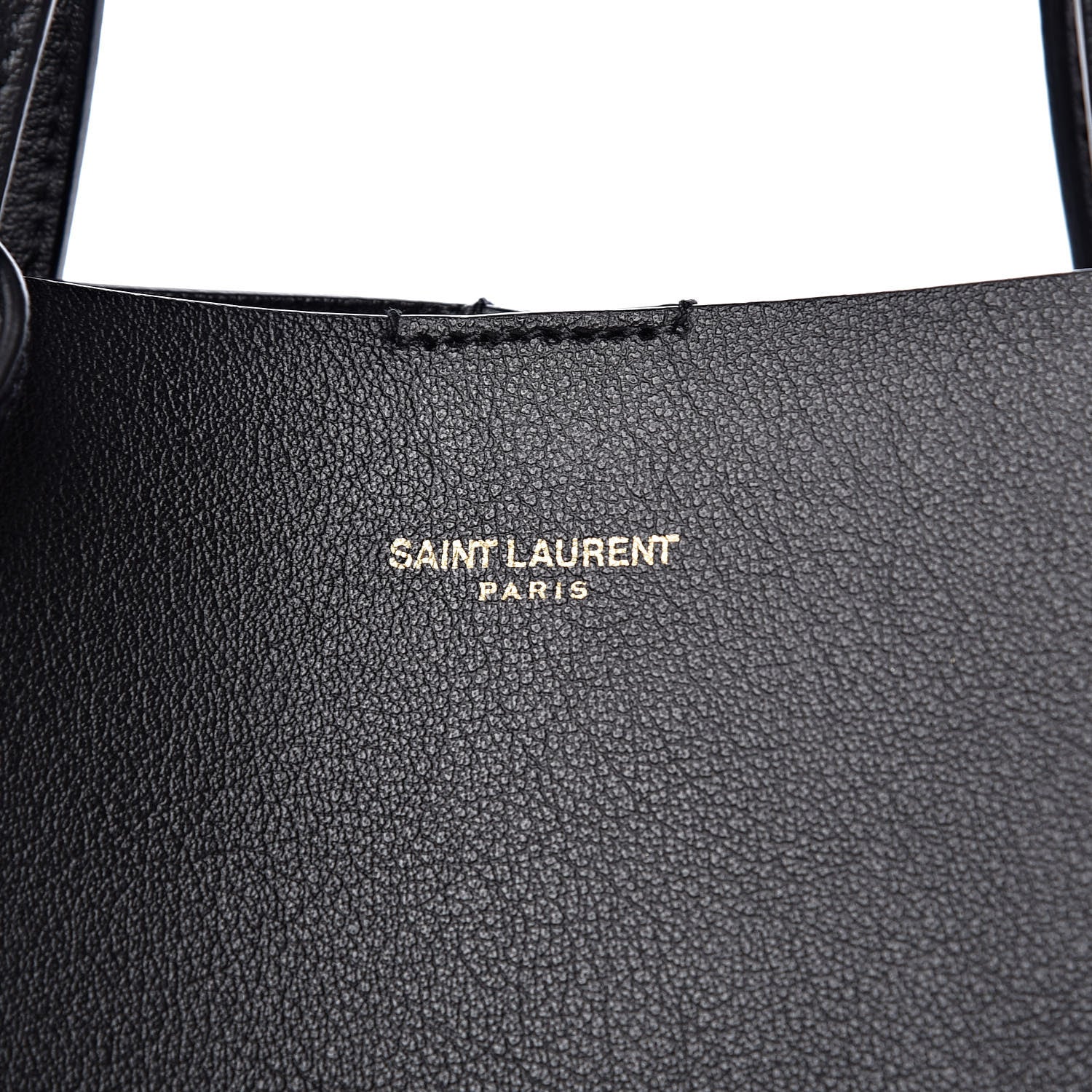 Saint Laurent Calfskin Toy Shopping Tote Black 8 of 10