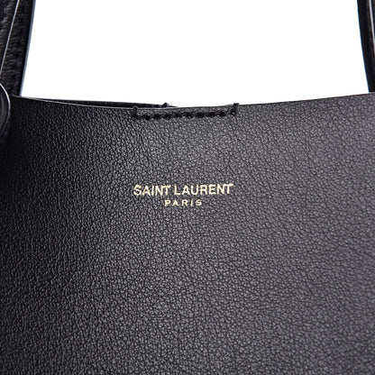 Saint Laurent Calfskin Toy Shopping Tote Black 8 of 10