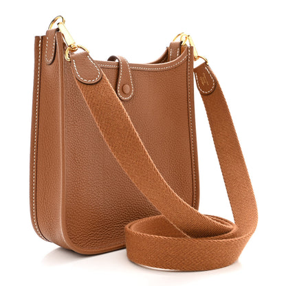 Hermes Taurillon Maurice Evelyne TPM Gold 3 of 11
