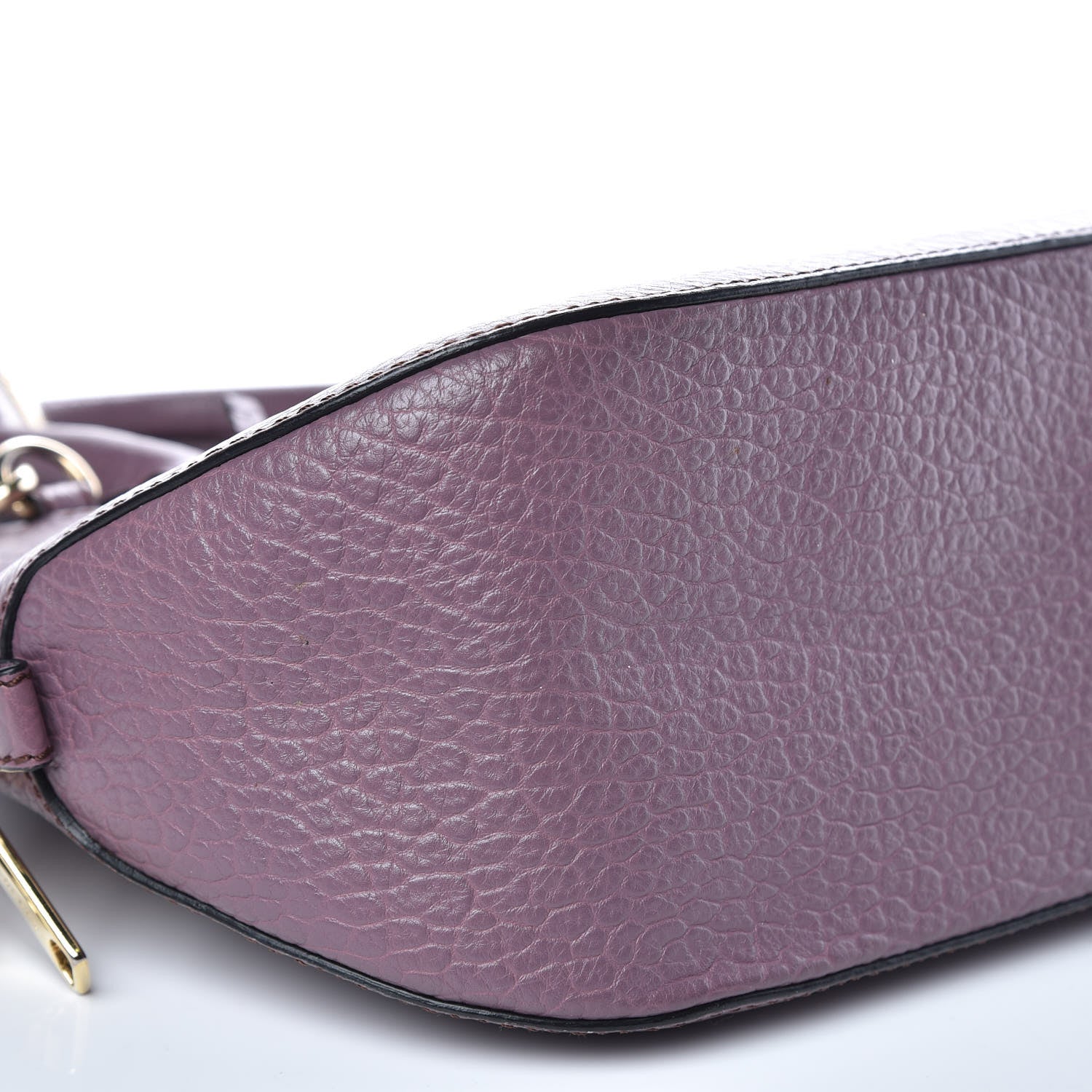 Burberry Heritage Grain Small Orchard Bowling Bag Purple 7 of 9