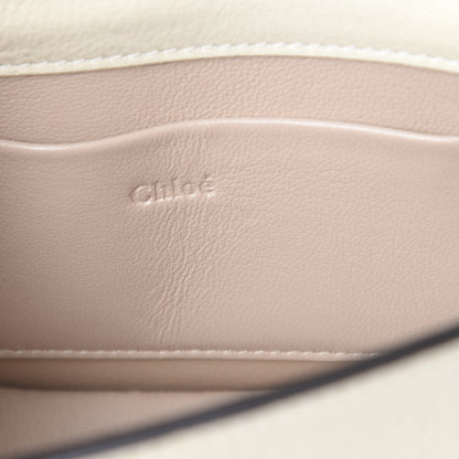 Chloe Calfskin Small Nile Bracelet Minaudiere Bag Off White 5 of 14