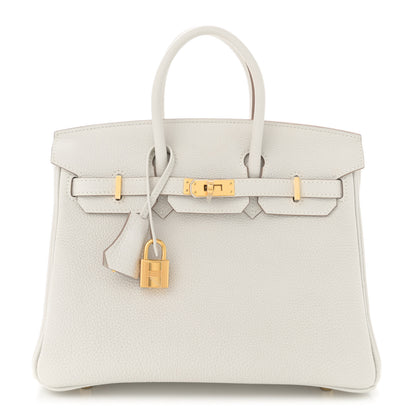 Hermes Togo Birkin 25 Gris Pale 1 of 11