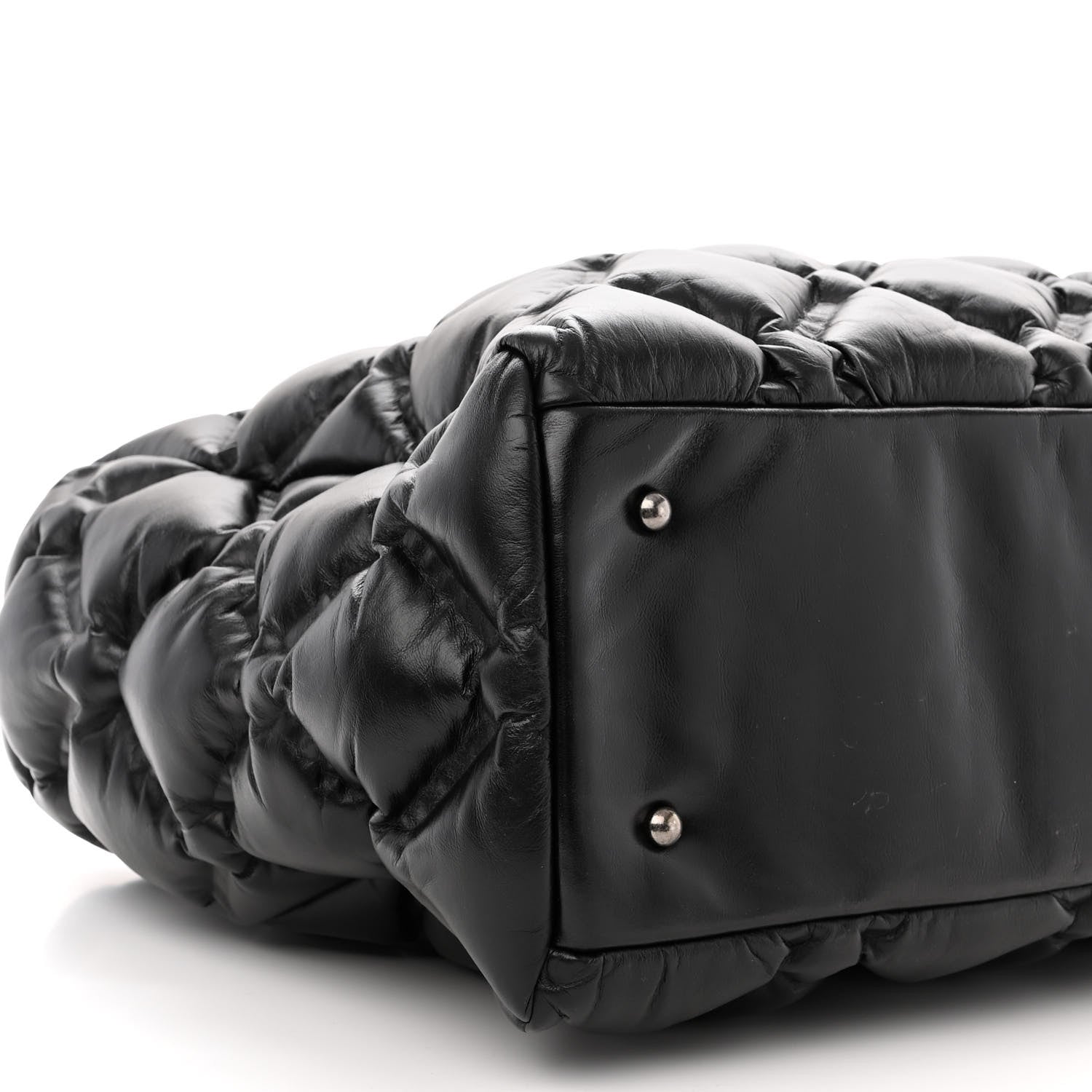 Chanel Calfskin Quilted Large Chesterfield Tote Black 9 of 10