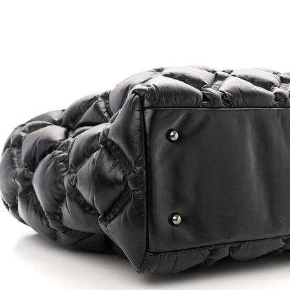 Chanel Calfskin Quilted Large Chesterfield Tote Black 9 of 10