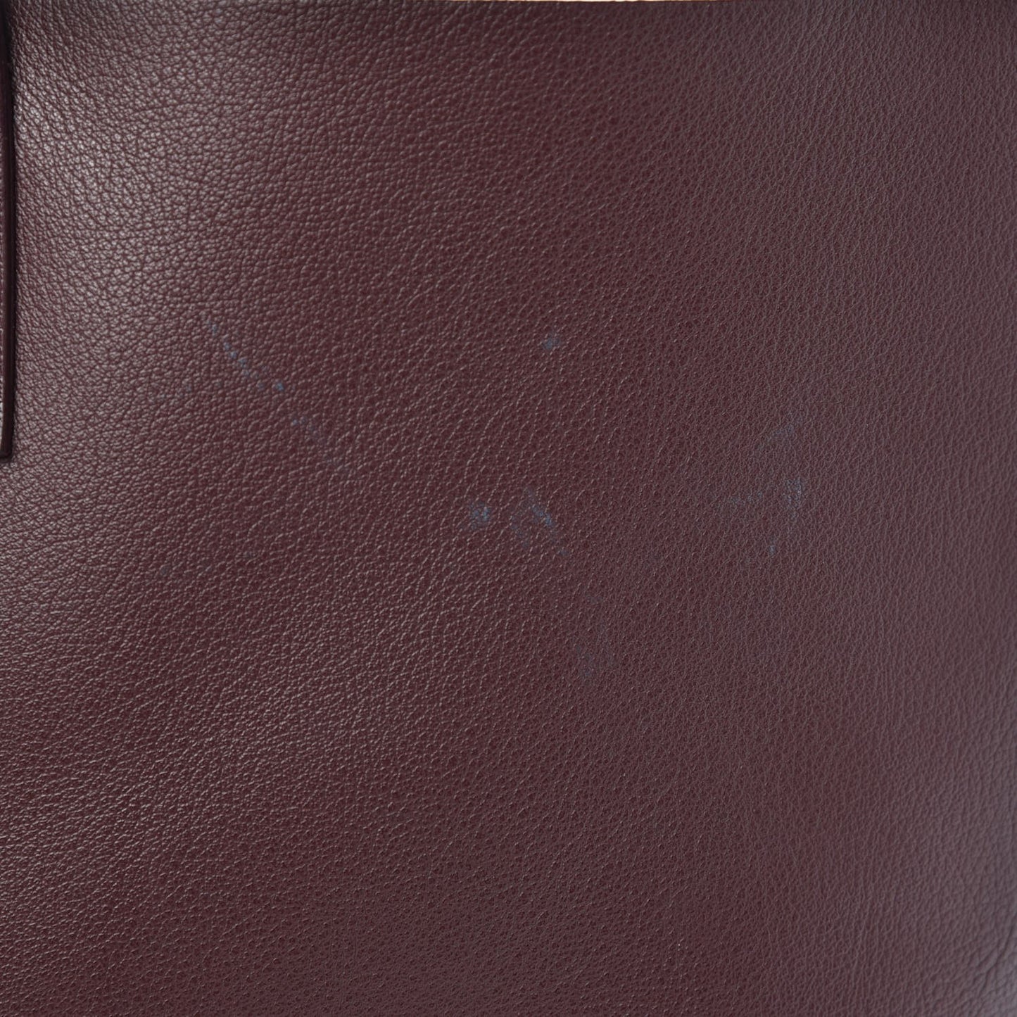 Calfskin Large Shopping Tote Bordeaux