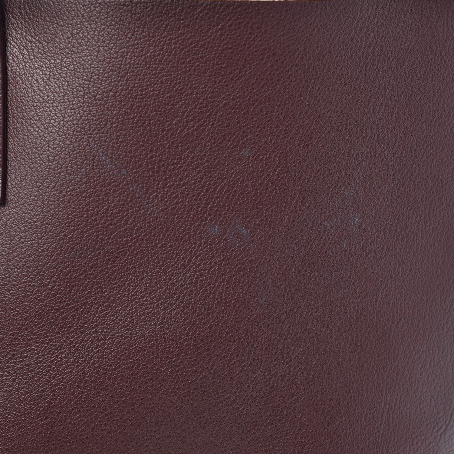 Saint Laurent Calfskin Large Shopping Tote Bordeaux 11 of 12