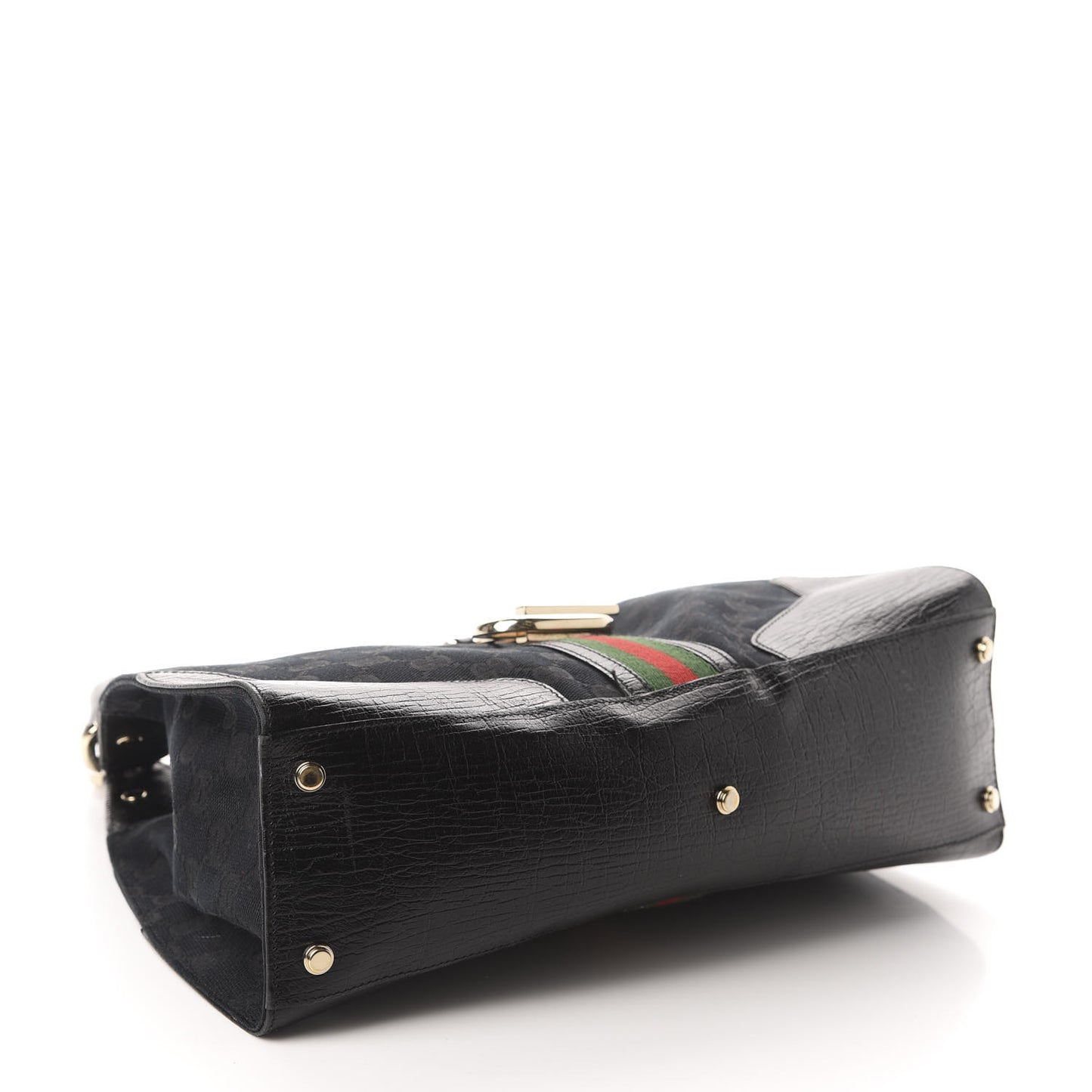 Monogram Web Junco Shoulder Bag Black