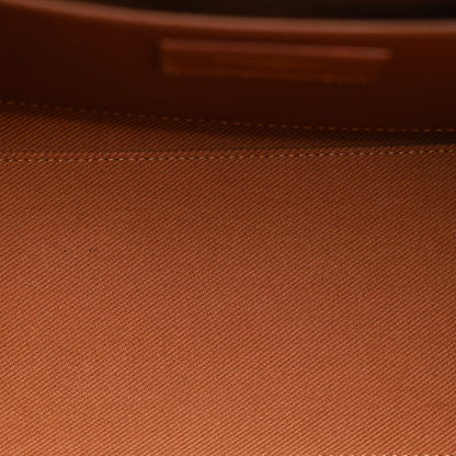 Saint Laurent Raffia Baby Monogram Downtown Cabas Cognac 4 of 10