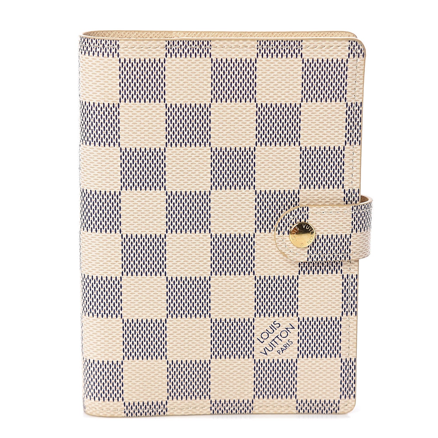 Louis Vuitton Damier Azur Small Ring Agenda Cover 1 of 6
