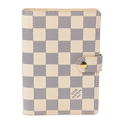 Louis Vuitton Damier Azur Small Ring Agenda Cover 1 of 6