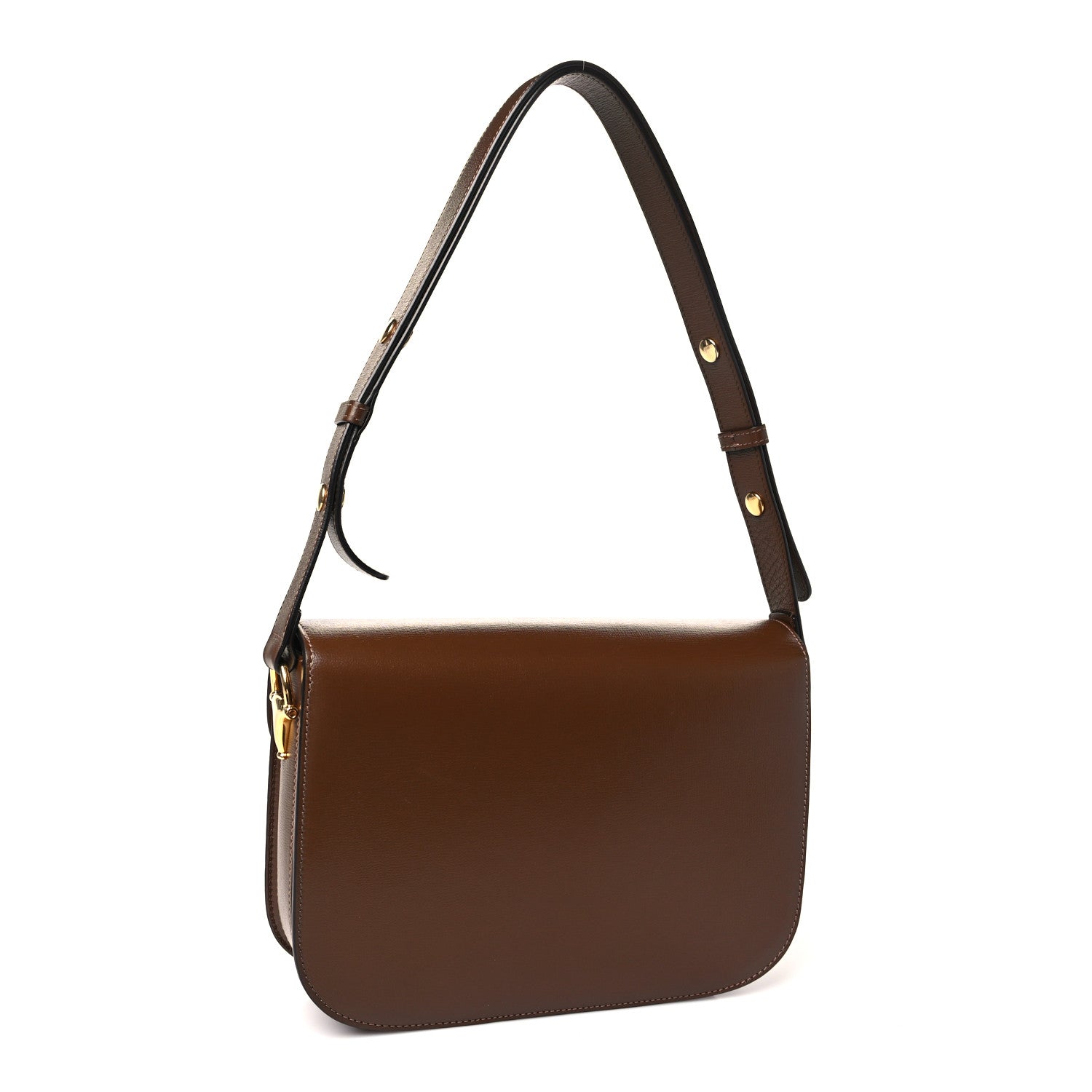 Gucci Azalea Calfskin Horsebit 1955 Shoulder Bag Brown Sugar 3 of 13