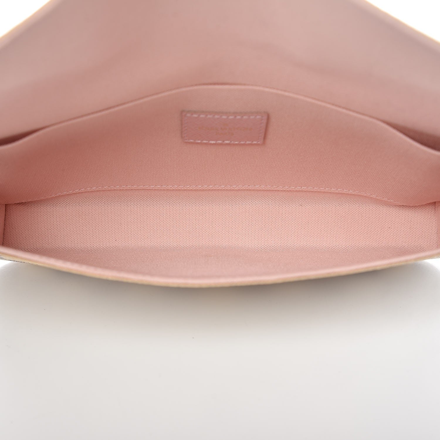 Louis Vuitton Damier Azur Pochette Felicie Chain Wallet Rose Ballerine 5 of 10