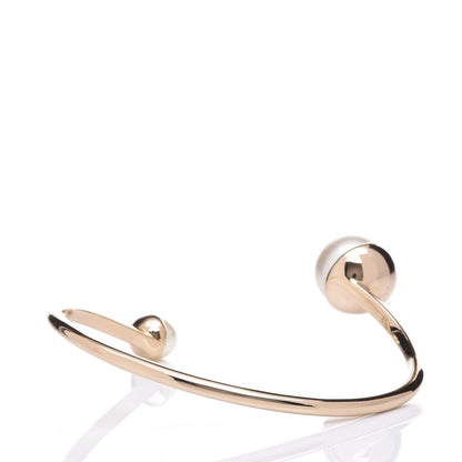 Christian Dior Pearl Dior Cuff Gold 4 of 6