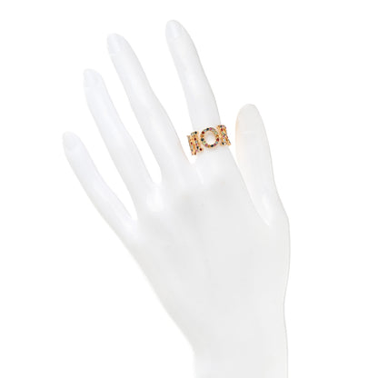 Christian Dior Metal Crystal DIO(R)EVOLUTION Ring 50 5.25 Multicolor 2 of 3