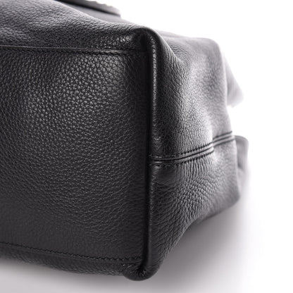 Gucci Pebbled Calfskin Studded Medium Soho Chain Shoulder Bag Black 10 of 14