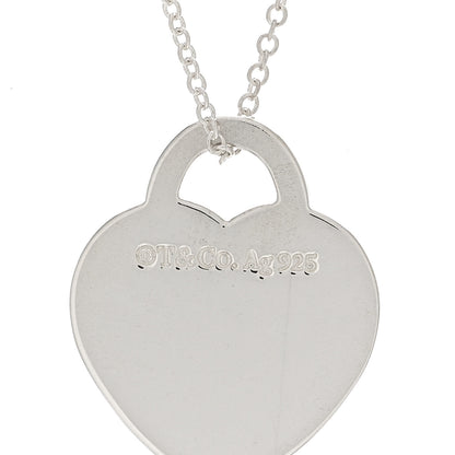 Tiffany Sterling Silver Small Return to Tiffany Heart Pendant Necklace 4 of 4