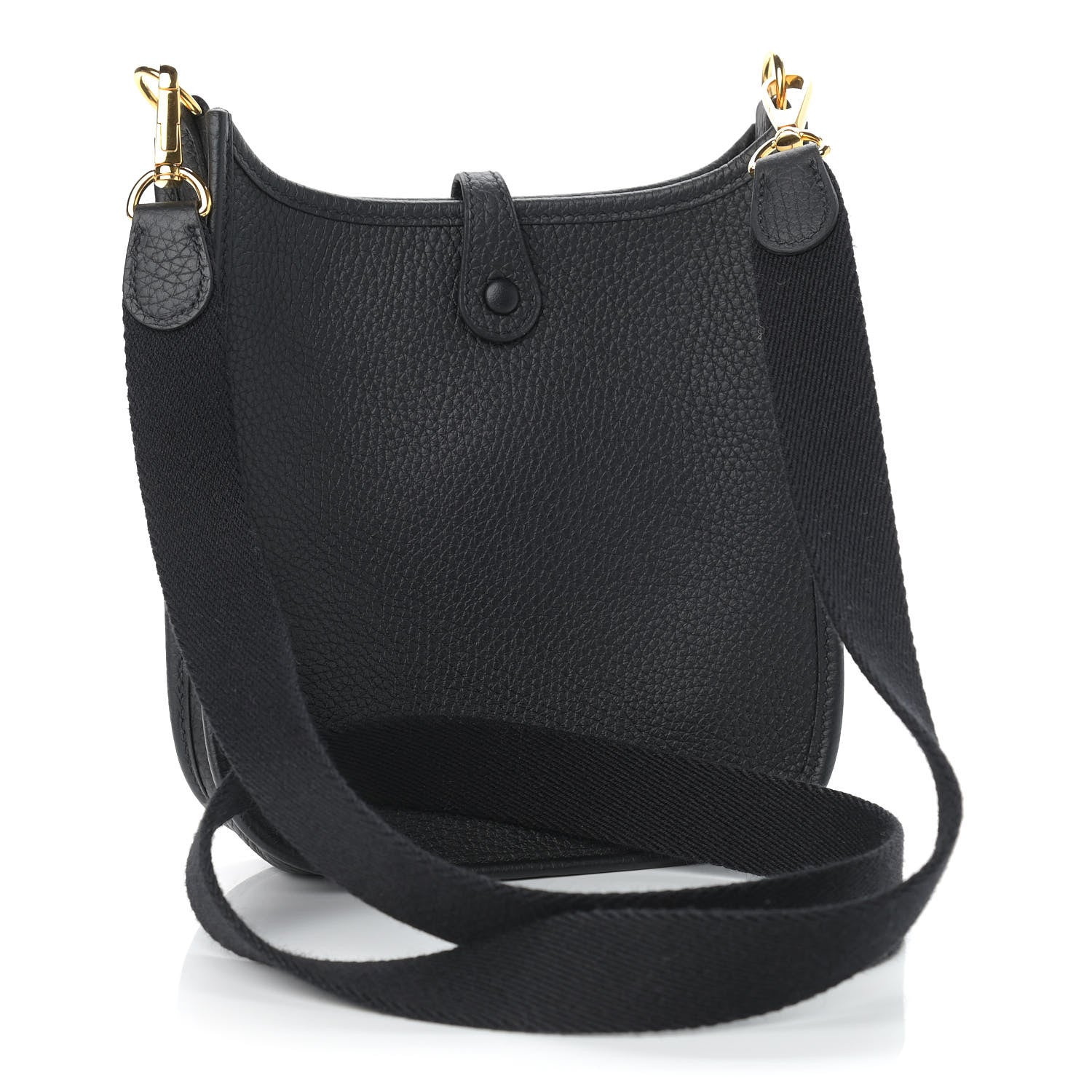 Hermes Taurillon Clemence Evelyne TPM Black 3 of 10