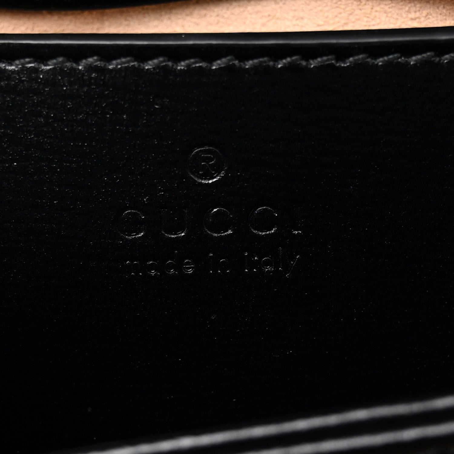 Gucci Glazed Textured Calfskin Mini Horsebit 1955 Top Handle Flap Bag Black 6 of 10