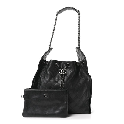 Chanel Caviar Quilted Medium Chanel 25 Handbag Black 3 of 11